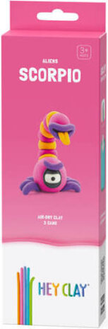 Hey Clay Hey Clay | Aliens Scorpio | 3 Cans Boetseerklei