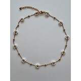 By Melo By Melo | Flower Ketting | Wit (verstelbaar) By Melo By Melo | Flower Ketting | Wit (verstelbaar)
