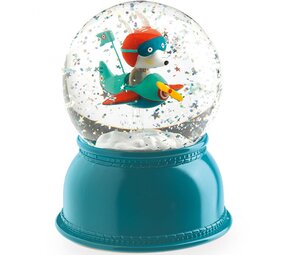 Djeco Djeco | Sneeuwbol Nachtlamp | Vliegtuig