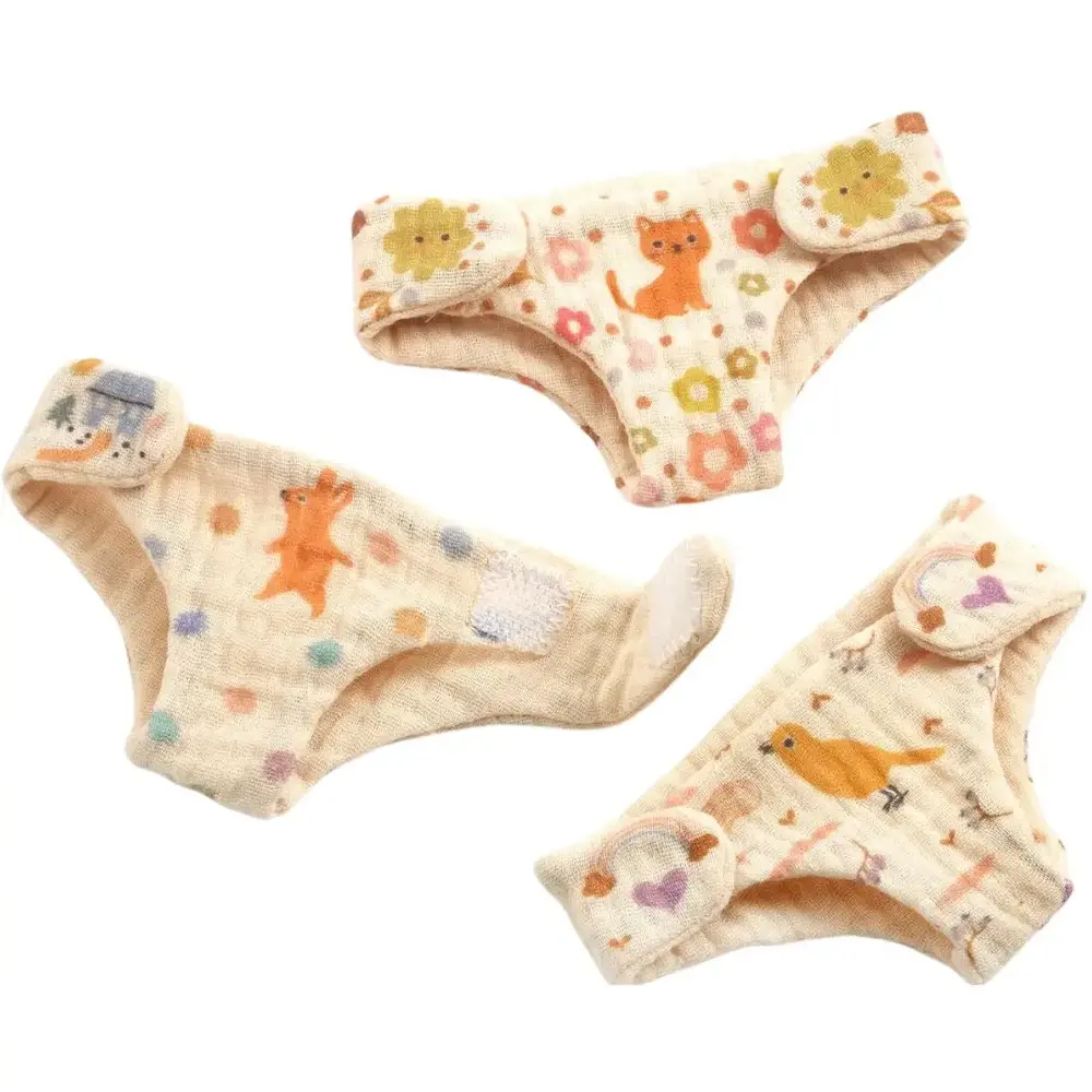 Djeco Djeco | Pomea | Poppenluiers Nappies 3 stuks