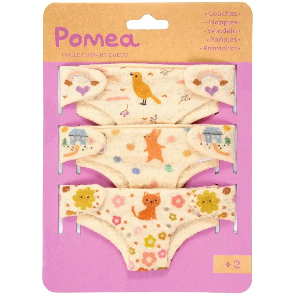 Djeco Djeco | Pomea | Poppenluiers Nappies 3 stuks