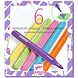 Djeco Djeco | Stiften 80's | Opaque markers 6 stuks