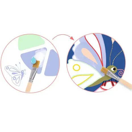 Djeco Djeco | Palet schilderen | Creepy Crawlies