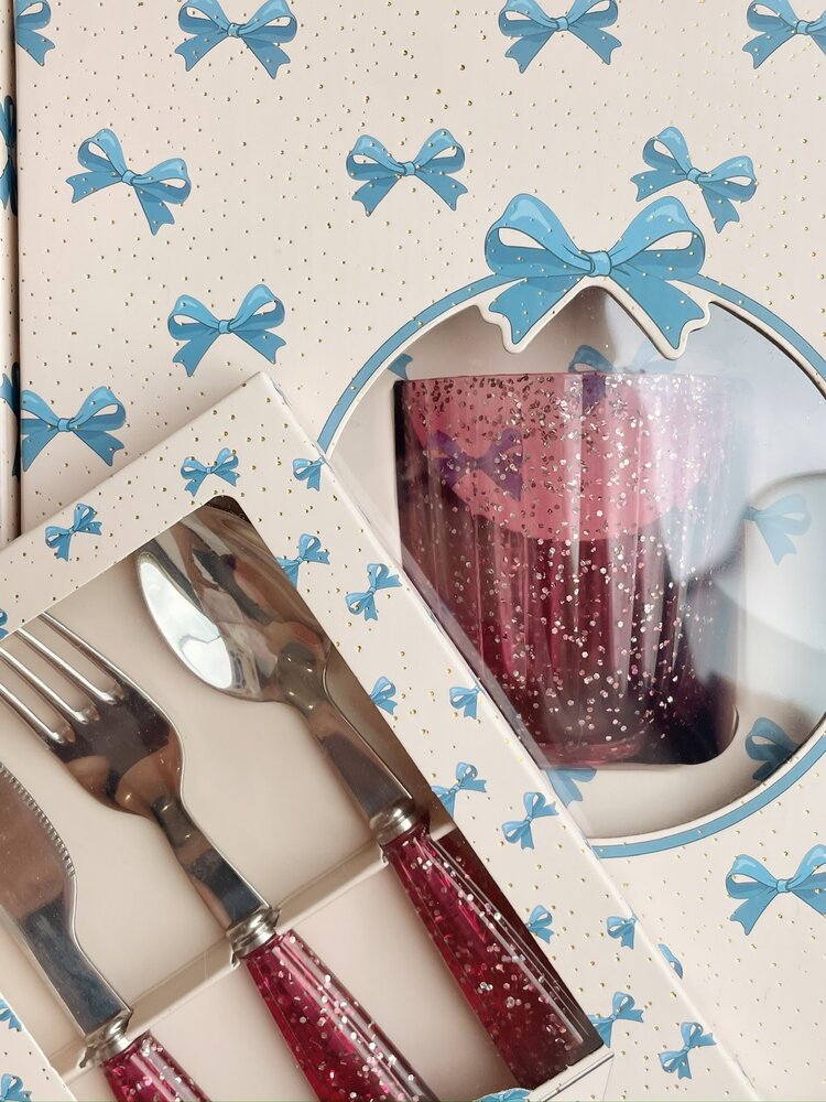 Konges Sløjd Konges Sløjd | Dinner Set Glitter | Sparkling Sangria