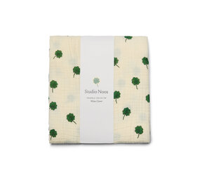Studio Noos Studio Noos | Swaddle Print Large | White Clover