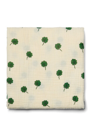 Studio Noos Studio Noos | Swaddle Print Large | White Clover