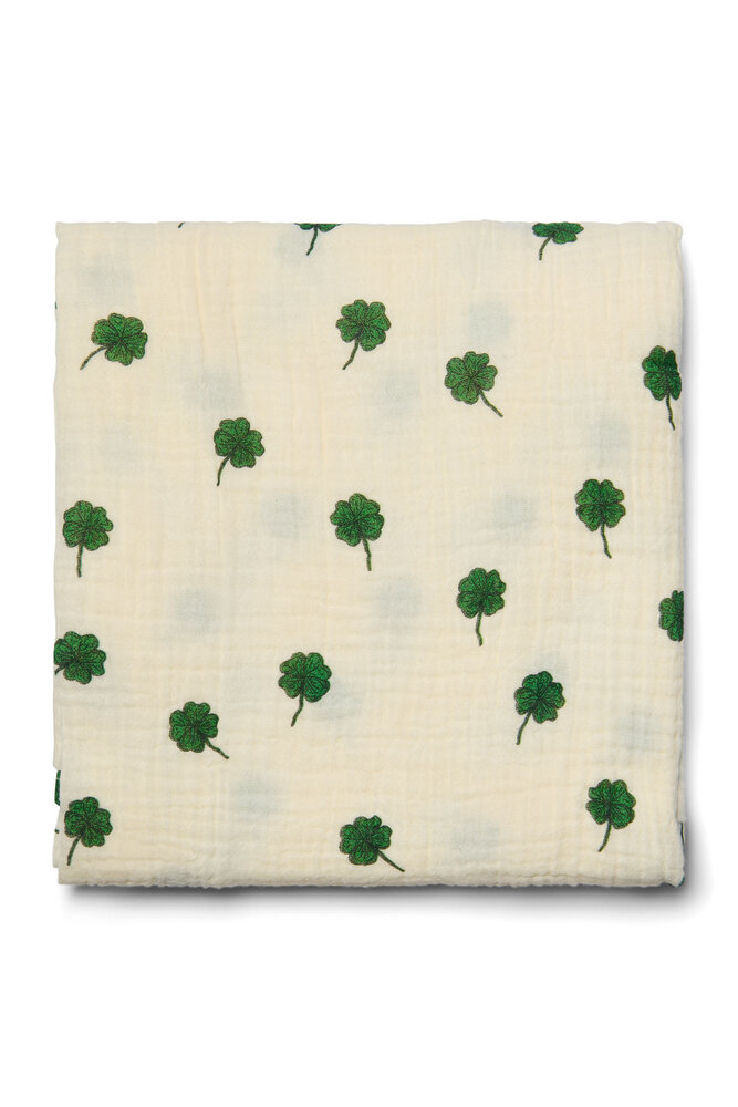 Studio Noos Studio Noos | Swaddle Print Large | White Clover
