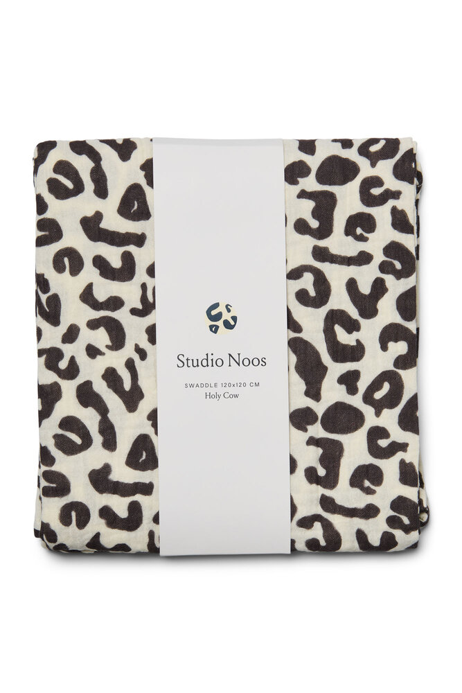 Studio Noos Studio Noos | Swaddle Print Large | Holy Cow