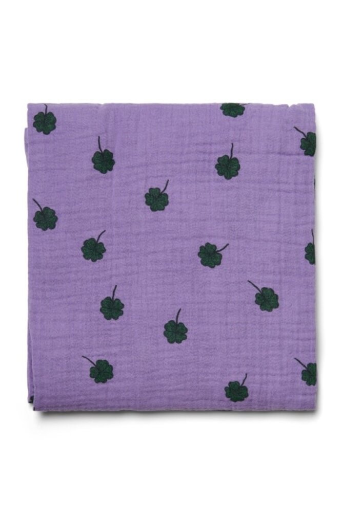 Studio Noos Studio Noos | Swaddle Print Large | Purple Clover