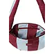 Studio Noos Studio Noos | Bold Stripe Puffy Mini Crossbody Bag | Bordeaux/lichtblauw Studio Noos Studio Noos | Bold Stripe Puffy Mini Crossbody Bag | Bordeaux/lichtblauw