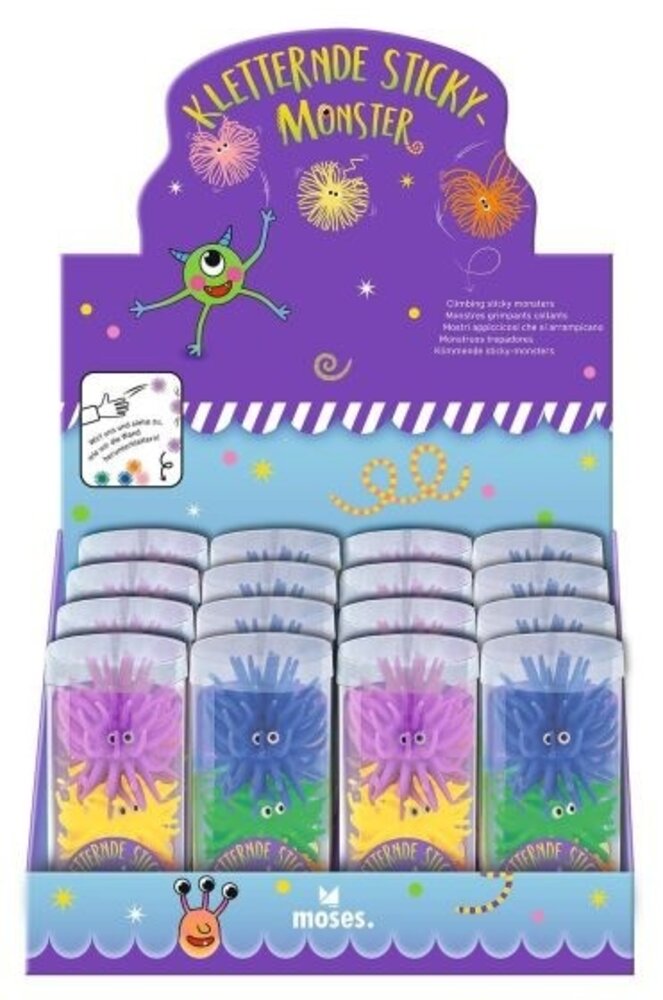 Moses Moses | Sticky monsters set (3st)