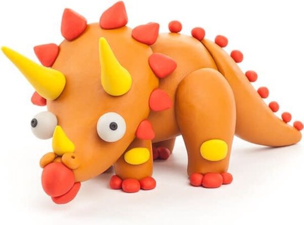 Hey Clay Hey Clay | Triceratops | 3 Cans Boetseerklei