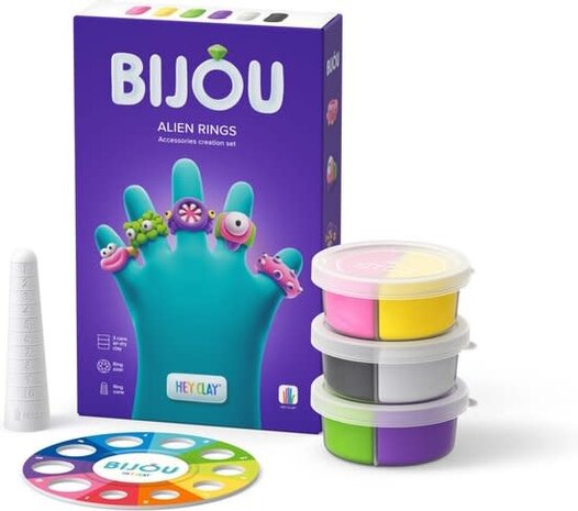 Hey Clay Hey Clay | Bijoux | Alien Rings Boetseerklei