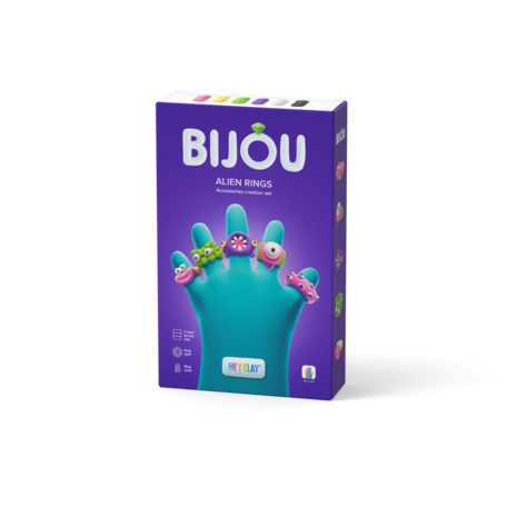 Hey Clay Hey Clay | Bijoux | Alien Rings Boetseerklei