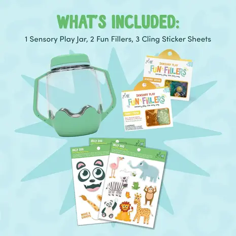 Glo pals Glo Pals | DIY Jarset | Green Zoo