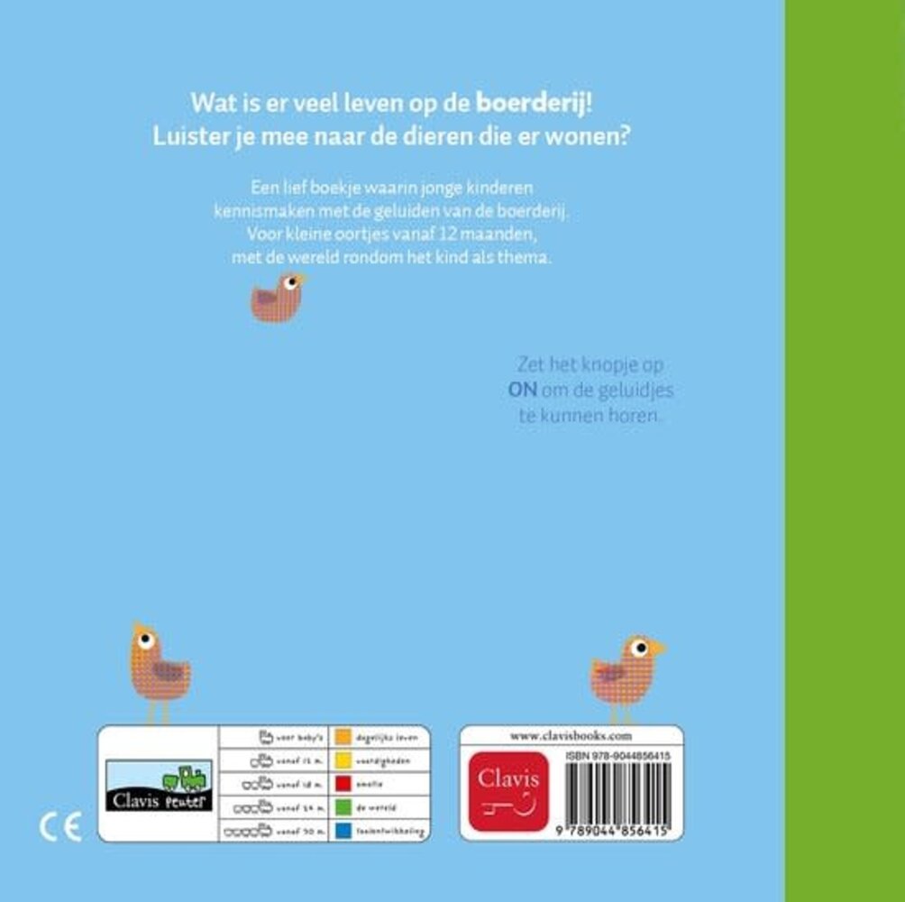 Boeken Boek | De boerderij (geluidenboekje)