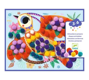 Djeco Djeco | Knutselset Vogels & Pompons