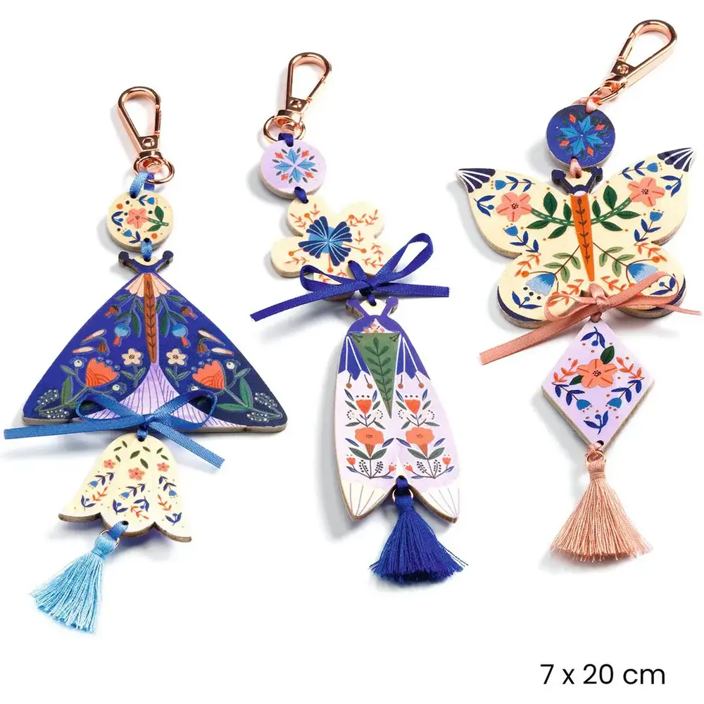 Djeco Djeco | Knutselset | Sleutelhangers maken | Vlinders