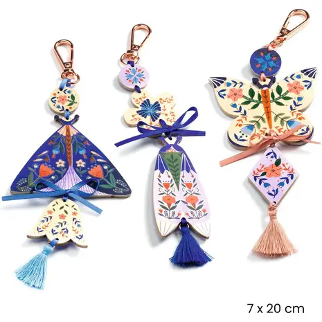 Djeco Djeco | Knutselset | Sleutelhangers maken | Vlinders