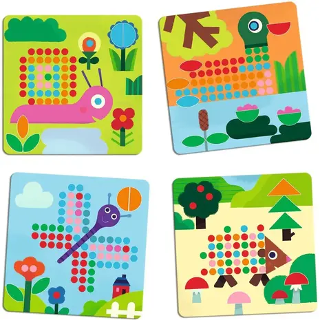 Djeco Djeco | Mozaïekpuzzel Mini Animo