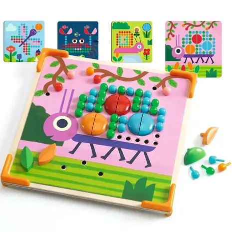 Djeco Djeco | Mozaïekpuzzel Mini Animo