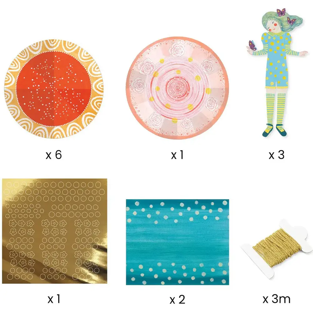 Djeco Djeco | Knutselset jurken vouwen