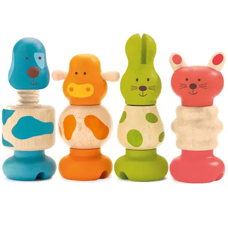 Djeco Djeco | Vis-animo schroef dieren