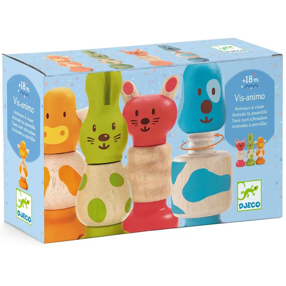 Djeco Djeco | Vis-animo schroef dieren