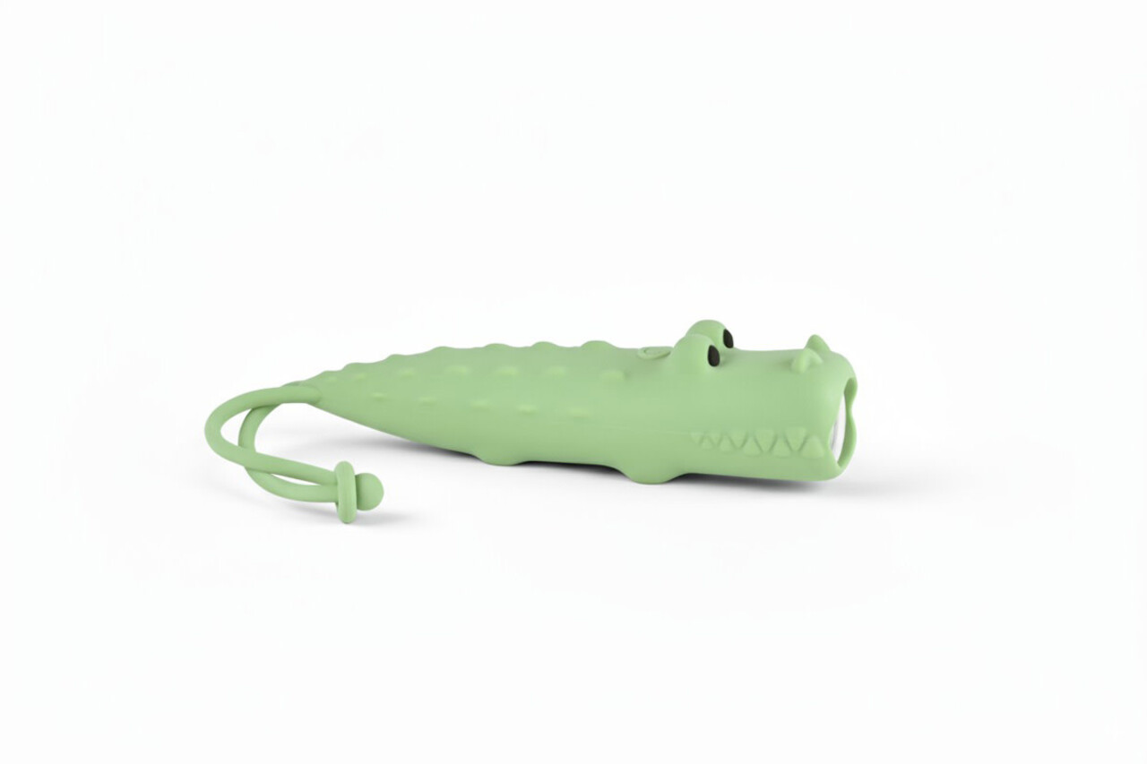 Little L Little L | Siliconen Zaklamp | Krokodil