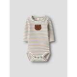 Lil ' Atelier Lil ' Atelier | NBMTONTO TOR LS SLIM BODY LIL | Coconut Milk Lil ' Atelier Lil ' Atelier | NBMTONTO TOR LS SLIM BODY LIL | Coconut Milk