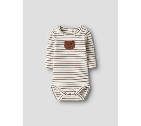 Lil ' Atelier Lil ' Atelier | NBMTONTO TOR LS SLIM BODY LIL | Coconut Milk Lil ' Atelier Lil ' Atelier | NBMTONTO TOR LS SLIM BODY LIL | Coconut Milk