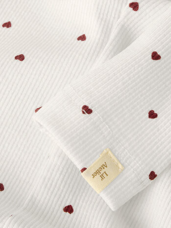 Lil ' Atelier Lil ' Atelier | NBFGAGO SLIM LEGGING LIL NOOS | Coconut Milk HEART