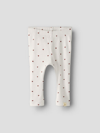 Lil ' Atelier Lil ' Atelier | NBFGAGO SLIM LEGGING LIL NOOS | Coconut Milk HEART