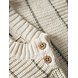 Lil ' Atelier Lil ' Atelier | NBMEMLEN LS KNIT STRIPE LIL | Coconut Milk STRIPE