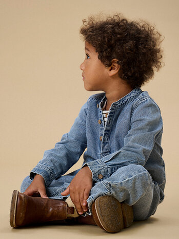 Lil ' Atelier Lil ' Atelier | NMMTAYA LS LOOSE DNM SHIRT 1166-FD LIL | Medium Blue Denim