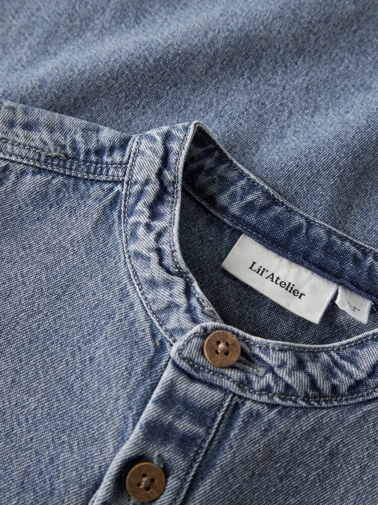 Lil ' Atelier Lil ' Atelier | NMMTAYA LS LOOSE DNM SHIRT 1166-FD LIL | Medium Blue Denim