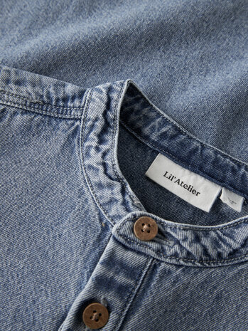 Lil ' Atelier Lil ' Atelier | NMMTAYA LS LOOSE DNM SHIRT 1166-FD LIL | Medium Blue Denim