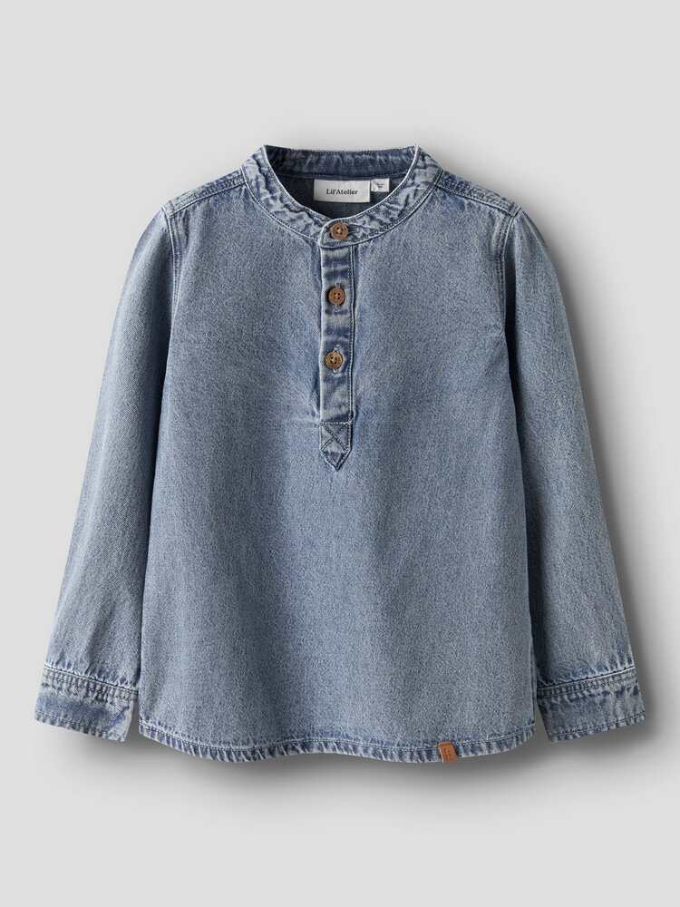 Lil ' Atelier Lil ' Atelier | NMMTAYA LS LOOSE DNM SHIRT 1166-FD LIL | Medium Blue Denim