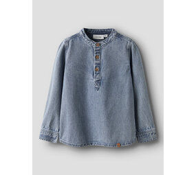 Lil ' Atelier Lil ' Atelier | NMMTAYA LS LOOSE DNM SHIRT 1166-FD LIL | Medium Blue Denim Lil ' Atelier Lil ' Atelier | NMMTAYA LS LOOSE DNM SHIRT 1166-FD LIL | Medium Blue Denim