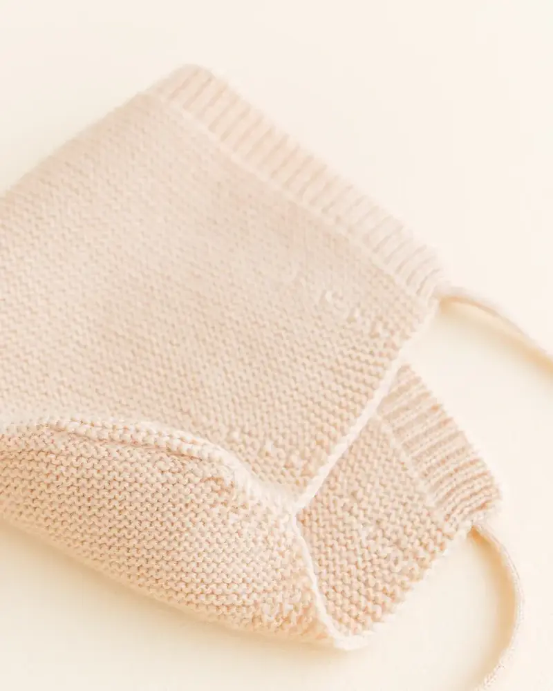 Hvid Hvid | Bonnet Newborn | Oat