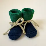 Hvid Hvid | Booties 9-15M | Blue/Grass Hvid Hvid | Booties 9-15M | Blue/Grass