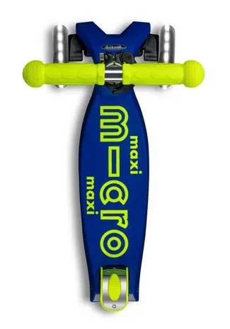 Micro Step Micro Step Maxi | Step deluxe led | Blauw geel Neon