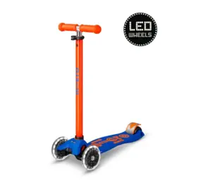 Micro Step Micro Step | Maxi Micro Step Deluxe LED | Blauw/Oranje Neon
