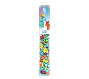 Plus Plus Plus - Plus | Tube Rainbow Unicorns 100 stuks Plus Plus Plus - Plus | Tube Rainbow Unicorns 100 stuks