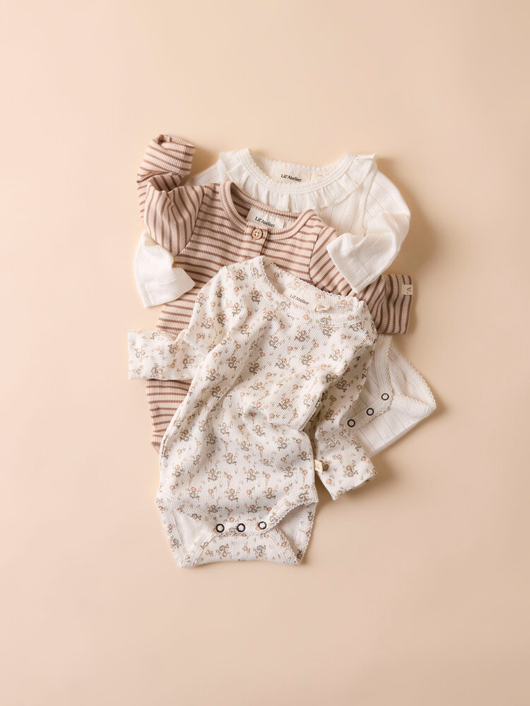 Lil ' Atelier Lil ' Atelier | NBFRACHEL NIS LS SLIM BODY LIL NOOS | Coconut Milk