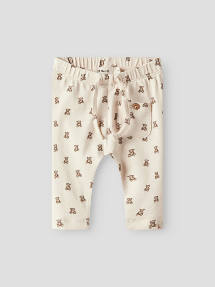 Lil ' Atelier Lil ' Atelier | NBNGAYO ELI REG PANT LIL NOOS | Turtledove TEDDYBEAR