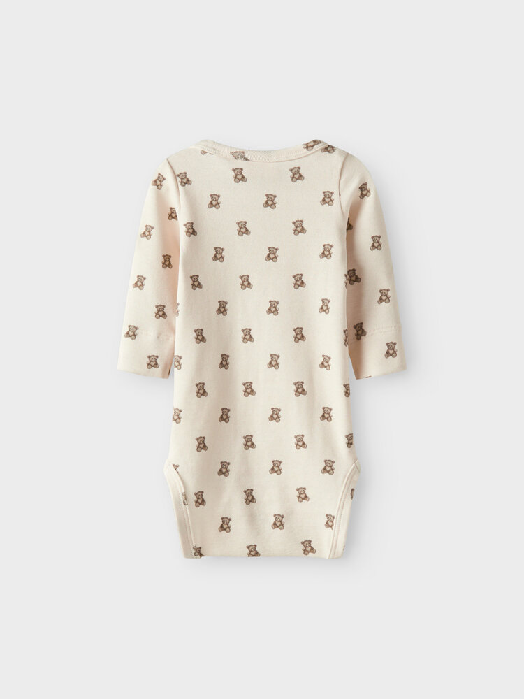 Lil ' Atelier Lil ' Atelier | NBNGAYO ELO LS SLIM BODY LIL NOOS | Turtledove TEDDYBEAR