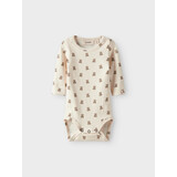 Lil ' Atelier Lil ' Atelier | NBNGAYO ELO LS SLIM BODY LIL NOOS | Turtledove TEDDYBEAR