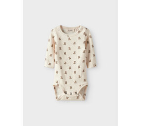 Lil ' Atelier Lil ' Atelier | NBNGAYO ELO LS SLIM BODY LIL NOOS | Turtledove TEDDYBEAR