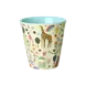 Rice Everyday Magic Rice | Melamine cup Fun Fair Mint print | Small 160ml
